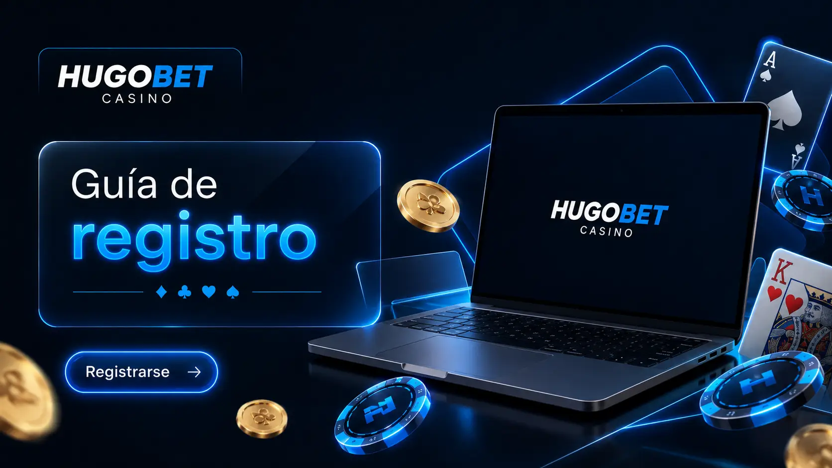 Guía de registro en Hugobet Casino